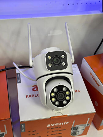 AV-S301 4MP 2 KAMERALI PTZ WİFİ KAMERA