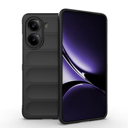 Xiaomi Poco X7 Pro Kılıf Esnek TPU Oyuklu Arka Yüzey Tasarımlı Etnik Silikon Kapak