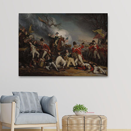 Princeton Savaşı'nda General Mercer'in Ölümü Tablo- -6548