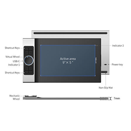 Xp-Pen Deco Pro SW Grafik Tablet