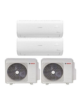 Bosch Multi Split İnverter Klima 72000 Btu Dış (36+36) + 2 İç Ünite 24000 + 24000 Btu
