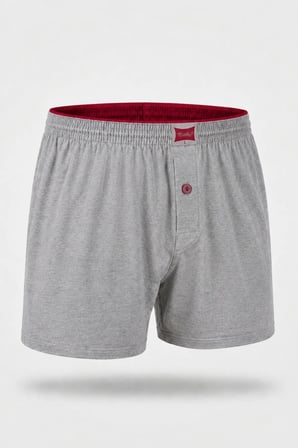 Erkek Penye Boxer 6’lı Set (Tutku Yetkili Satıcısı) Havlu Bel Düğmeli Pamuklu Rahat Kalıp Nefes Alan Kumaş – Karışık Renk