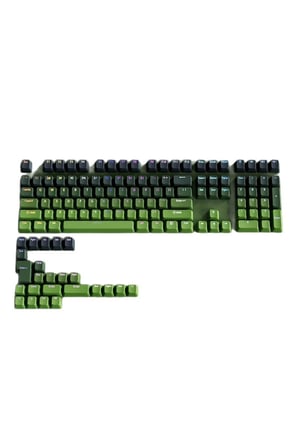Matcha Tuş Takımı, Gradyan Keycaps, Arkadan Aydınlatmalı 134 Tuşlu Mekanik Klavye Uyumlu, PBT.