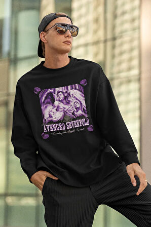 Avenged Sevenfold Baskılı Unisex Oversize Sweatshirt