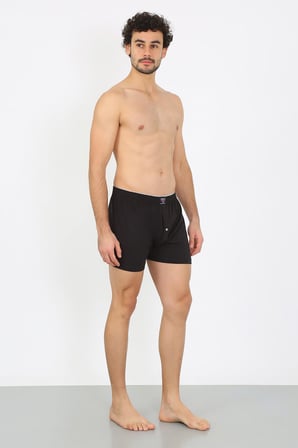 Modi Erkek Penye Boxer Siyah 40091