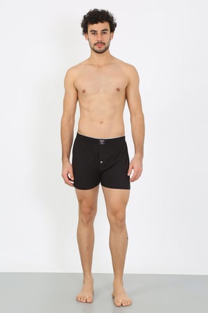 Modi Erkek Penye Boxer Siyah 40091