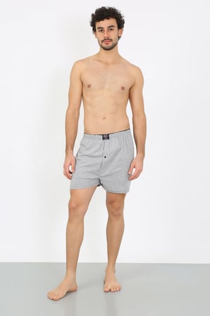 Modi Erkek Penye Boxer Gri 40091