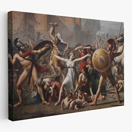Antik Roma'da Sabineli Kadınların Müdahalesi Tablosu -6550