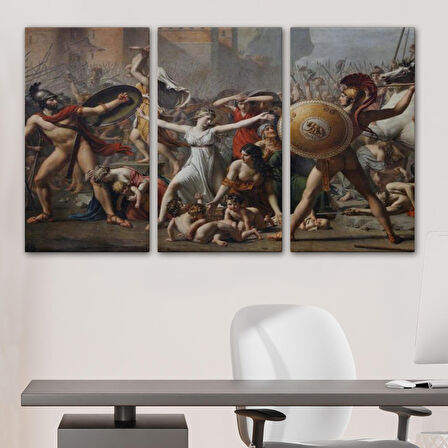 Antik Roma'da Sabineli Kadınların Müdahalesi Tablosu -6550