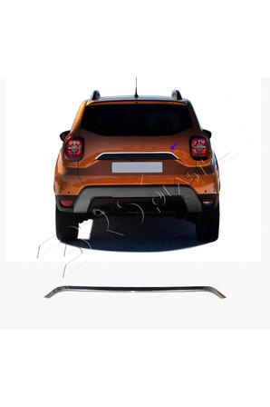 Dacia Duster Uyumlu 2018-2024 Krom Bagaj Çıtası Paslanmaz Çelik