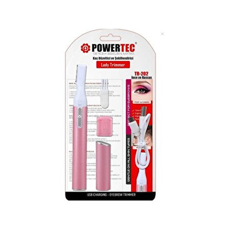 Powertec TR-202 Kaş Düzeltici ve Şekillendirici