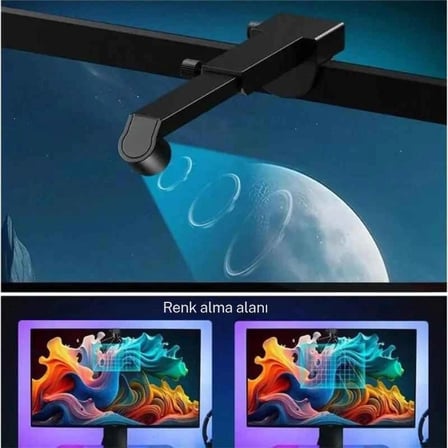 Monozone Ambiligt RGB TV Arkası Şerit Aydınlatmalı Uygulama Kumanda Kontrolü  Sese Duyarlı(5metre)