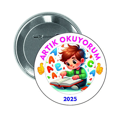 ARTIK OKUYORUM ROZETİ 20 ADET