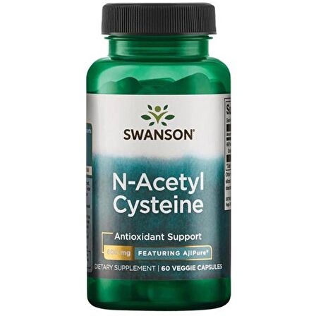 Swanson Nac N-Acetyl Cysteine NAC 600 mg 60 Kapsül 