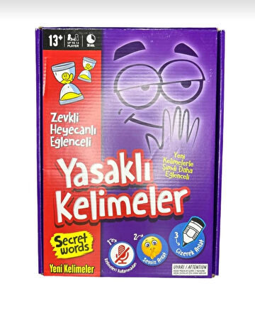 YASAKLI KELİMELER KUTU OYUNU - Eğlenceli ve zekâ yoran bir mantık oyunu