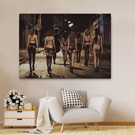 Sokak Kadınları Tablosu - Street Woman-6554