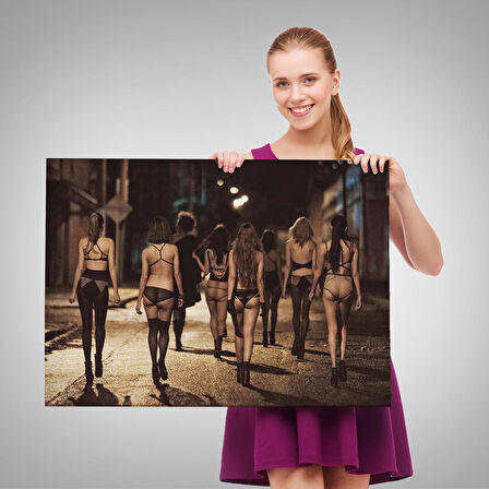 Sokak Kadınları Tablosu - Street Woman-6554