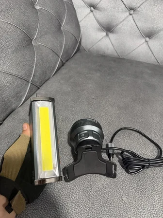 powerdex pd-3272 60w-6000 lümen 42.000 mah powerbank&kafa feneri&zoomlu ışıldak