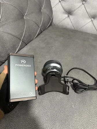 powerdex pd-3272 60w-6000 lümen 42.000 mah powerbank&kafa feneri&zoomlu ışıldak