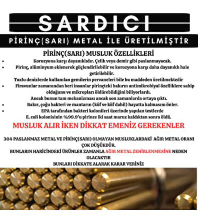 Sardıcı Sabit Klasik Krom Lavabo Bataryası 5 Yıl Garantili Çubuk Kulp Seçeneği