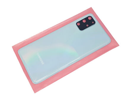 Samsung Galaxy S20 PLUS Arka Pil Batarya Kapağı (CAM FULL LENSLİ ORJİNAL) MAVİ