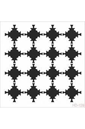 Hd128 Home Dekor Stencil 45x45