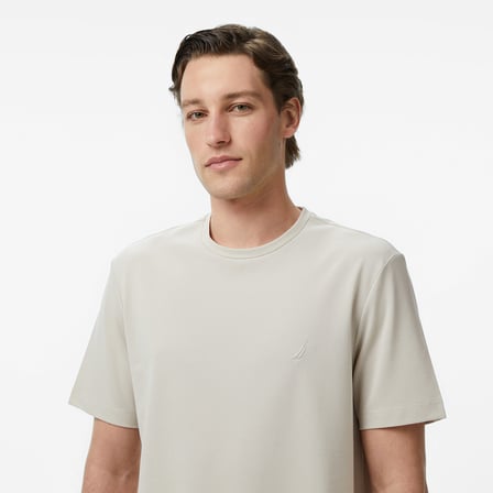 Nautica Erkek Bej Regular Fit T-Shirt