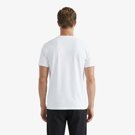 Nautica Erkek Beyaz Regular Fit T-Shirt