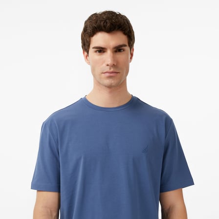 Nautica Erkek Mavi Regular Fit T-Shirt