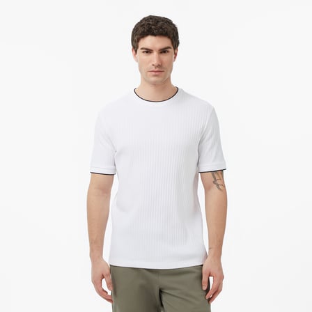 Nautica Erkek Beyaz Regular Fit T-Shirt