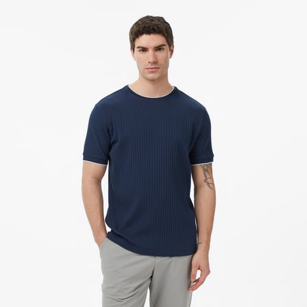 Nautica Erkek Lacivert Regular Fit T-Shirt