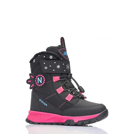 2115 Kız Çocuk Okul Öncesi İçi Kürklü Kar Botu