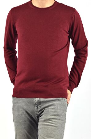 ET 3621 TWİSTER BİSİKLET YAKA KAZAK/BORDO/S