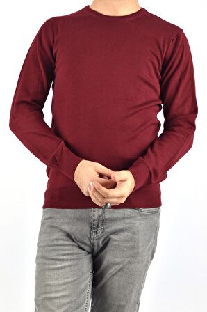 ET 3621 TWİSTER BİSİKLET YAKA KAZAK/BORDO/S