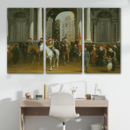 Abdülhamin Han Dolmabahçe Sarayı Tablosu-6557