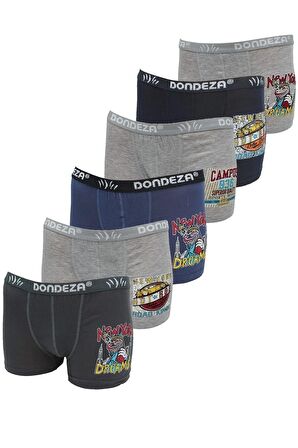 6'lı Paket 506 Erkek Çocuk Boxer