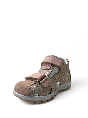 524 Çocuk Okul Öncesi Deri Korseli Sandalet