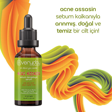 Acne Assasin Sebum Dengeleyici Serum 30 ml