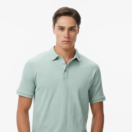 Nautica Erkek Yeşil Regular Fit Polo Yaka T-Shirt
