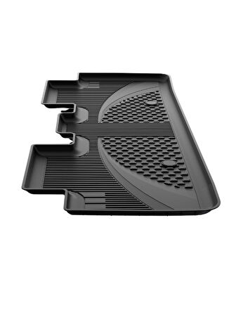 Sahler Tesla Model Y Juniper 2025+ Uyumlu 4.5D Premium Havuzlu Oto Paspas ve Liner Marka 3D Bagaj Havuzu