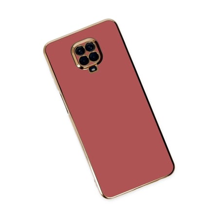 Xiaomi Redmi Note 9 Pro Kılıf Volet Silikon - Kırmızı