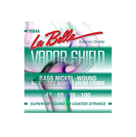 Gitar Aksesuar Bas 4 Telli Labella Vapor Shield VSB4A