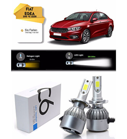 Fiat Egea Sis Led Xenon Şimşek Etkili 2015 ve Üzeri