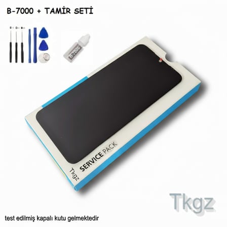 Tkgz Oppo A15 Lcd Ekran Dokunmatik SERVİCE PACK LCD + B-7000 + TAMİR SETİ