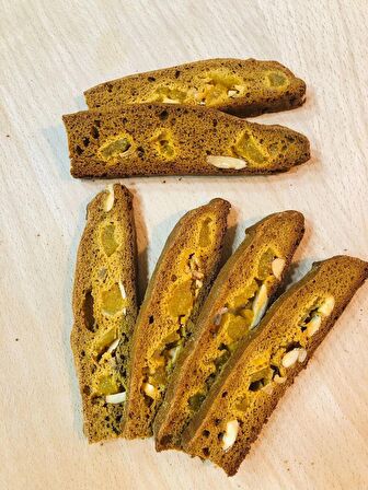 Glutensiz Kayısılı Bademli Biscotti 110 gr