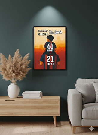 “Babadan Miras Bu Sevda" Kanvas Tablo | 50x70 cm