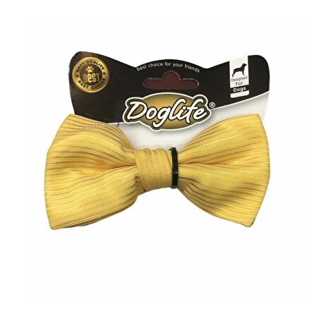 Doglife Köpekler İçin Papyon Sarı 12 cm