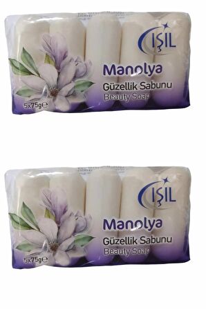 Işıl Katı Güzellik Sabunu Manolya 5x75gr (2 PAKET)