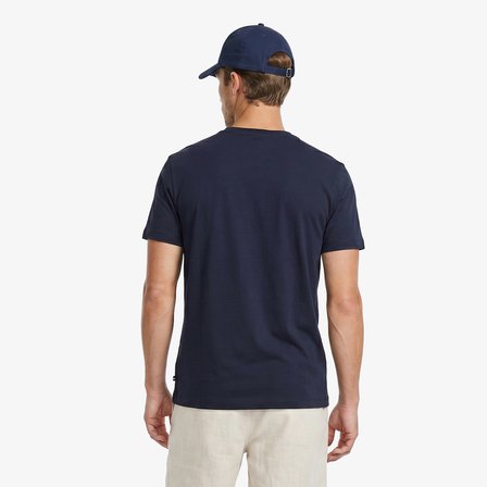 Nautica Erkek Lacivert Regular Fit Baskılı T-Shirt
