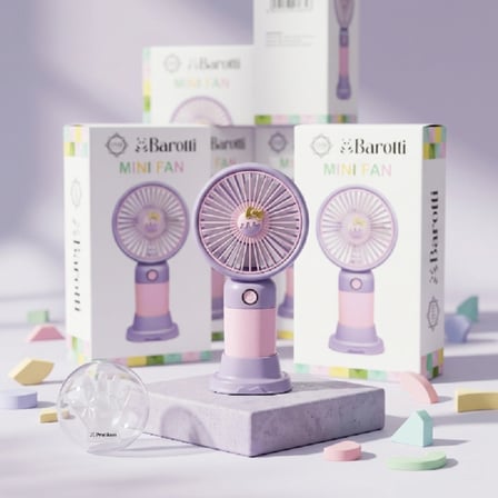 USB Şarj Edilebilir Taşınabilir Mini Fan Standlı Sessiz Motorlu Masaüstü El Vantilatörü